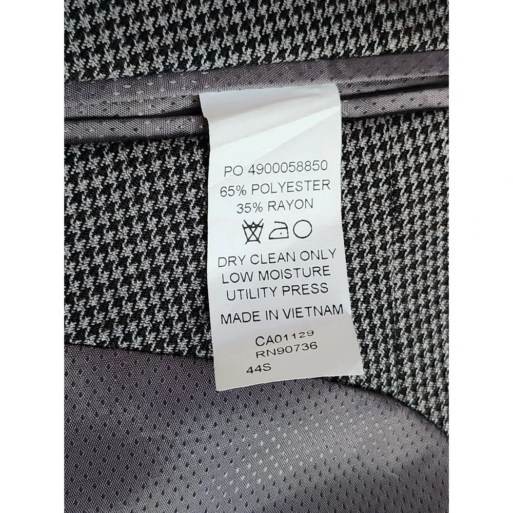 Michael Kors Sport Coat Men's 44s Houndstooth Two Button Jacket Suit Blazer 44